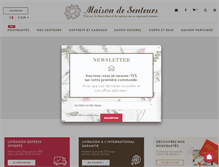 Tablet Screenshot of maisondesenteurs.com